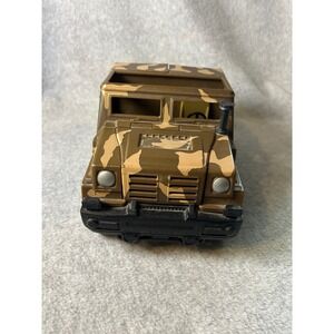 GI Joe Desert Camo Military Armored Truck Vehicle S-4/DEMO Brown Tan Vintage